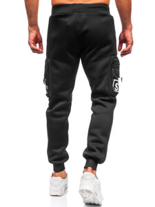 Herr Varm Cargo-joggers Svart Bolf K22