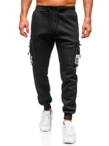 Herr Varm Cargo-joggers Svart Bolf K22