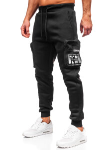 Herr Varm Cargo-joggers Svart Bolf K25