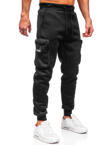 Herr Varm Cargo-joggers Svart Bolf K25