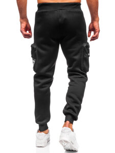 Herr Varm Cargo-joggers Svart Bolf K25