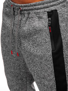 Herr Varm Jogger-sweatpants Antracitgrå Bolf Q1102