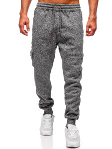 Herr Varm Jogger-sweatpants Antracitgrå Bolf Q1108