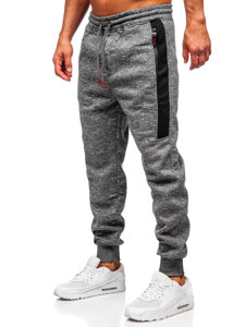 Herr Varm Jogger-sweatpants Antracitgrå Bolf Q1201