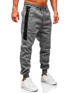 Herr Varm Jogger-sweatpants Antracitgrå Bolf Q1201