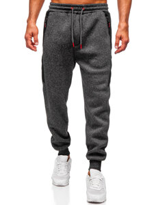 Herr Varm Jogger-sweatpants Grafitgrå Bolf Q1102