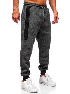 Herr Varm Jogger-sweatpants Grafitgrå Bolf Q1102