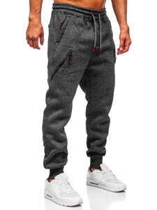 Herr Varm Jogger-sweatpants Grafitgrå Bolf Q1104