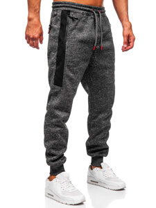 Herr Varm Jogger-sweatpants Grafitgrå Bolf Q1201