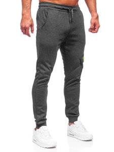 Herr Varma Cargo-sweatpants Grafitgrå Bolf HW2173