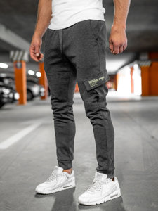 Herr Varma Cargo-sweatpants Grafitgrå Bolf HW2173