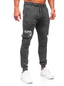 Herr Varma Cargo-sweatpants Grafitgrå Bolf HW2176