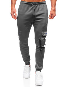 Herr Varma Cargo-sweatpants Grafitgrå Bolf HW2206