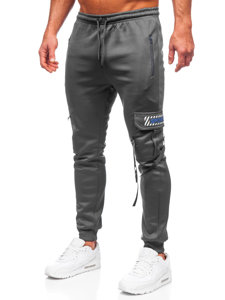 Herr Varma Cargo-sweatpants Grafitgrå Bolf HW2206