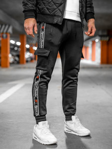 Herr Varma Cargo-sweatpants Svart Bolf HR209