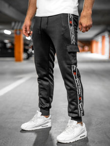 Herr Varma Cargo-sweatpants Svart Bolf HR209