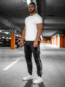 Herr Varma Cargo-sweatpants Svart Bolf HR209