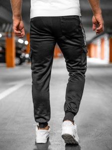 Herr Varma Cargo-sweatpants Svart Bolf HR209