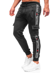 Herr Varma Cargo-sweatpants Svart Bolf HR209