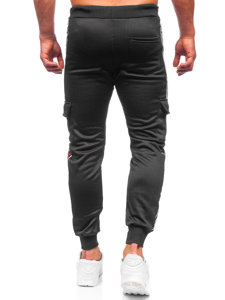 Herr Varma Cargo-sweatpants Svart Bolf HR209