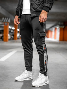 Herr Varma Cargo-sweatpants Svart Bolf HR209