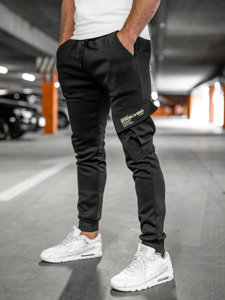 Herr Varma Cargo-sweatpants Svart Bolf HW2173