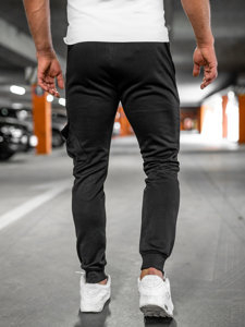 Herr Varma Cargo-sweatpants Svart Bolf HW2173