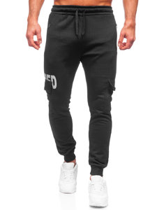 Herr Varma Cargo-sweatpants Svart Bolf HW2176