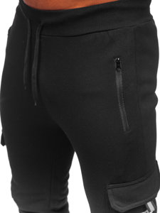 Herr Varma Cargo-sweatpants Svart Bolf HW2207