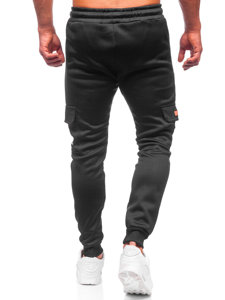 Herr Varma Cargo-sweatpants Svart-Röd Bolf HW2202