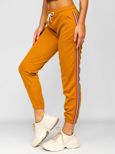 Kamelfärgad Dam Sweatpants Bolf YW01020