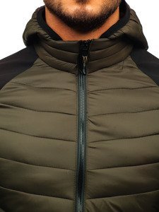 Men's Transitional Down Jacket Green Bolf LY1003